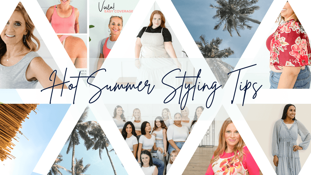 Hot Summer Styling Tips - HALFTEE Layering Fashions