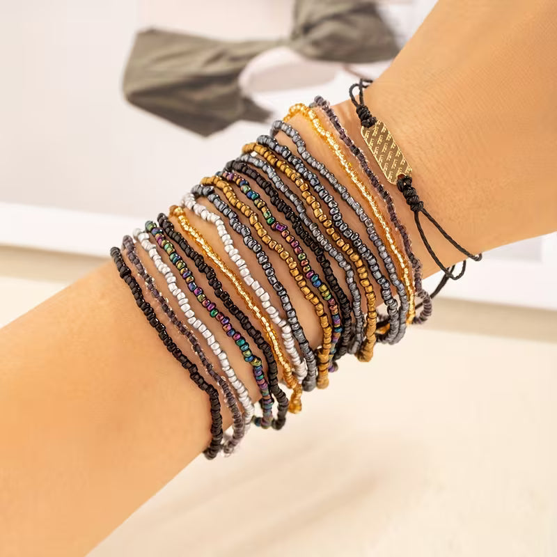 Stackable Beaded Bracelets