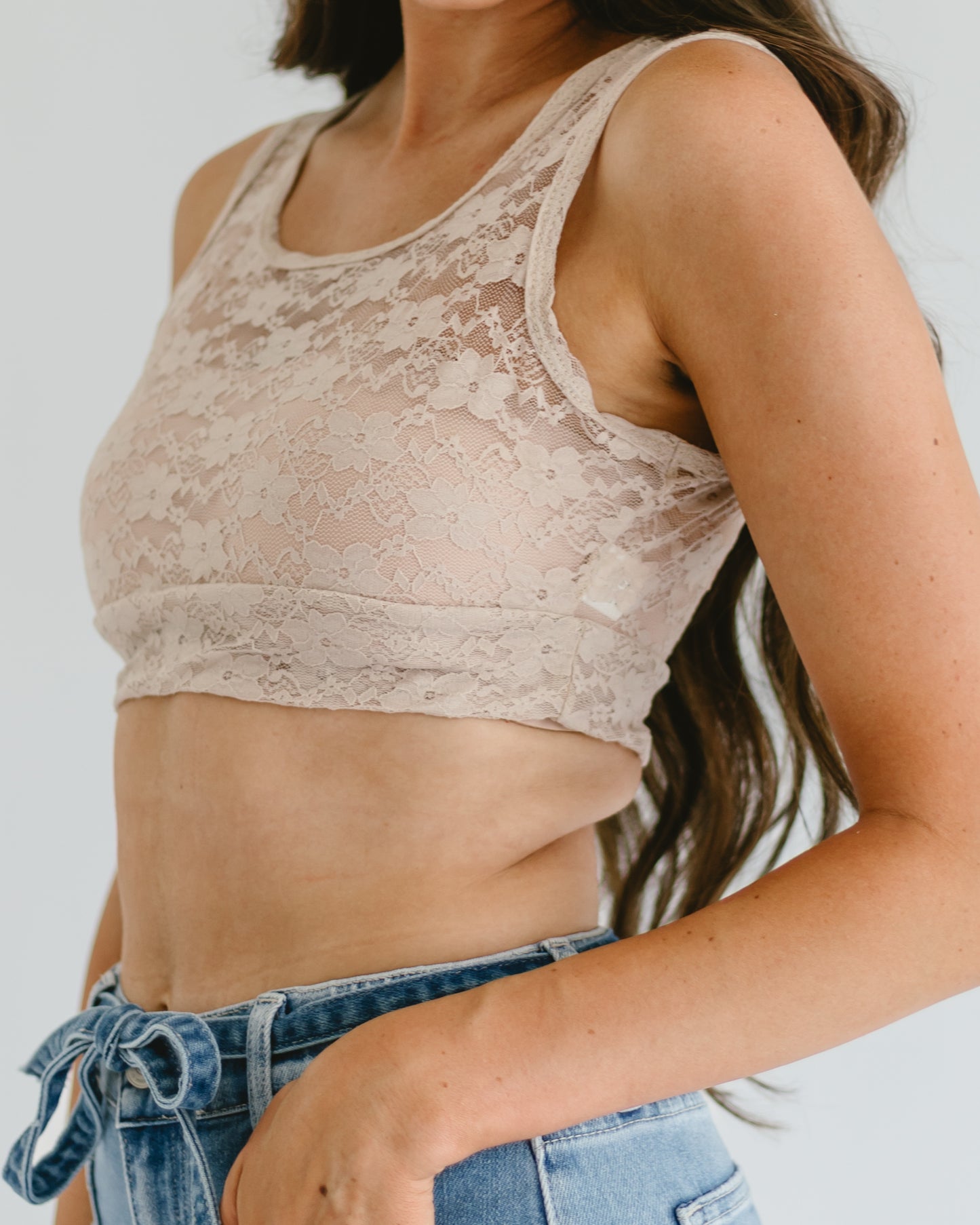 Alyssa x Halftee Lace Tank