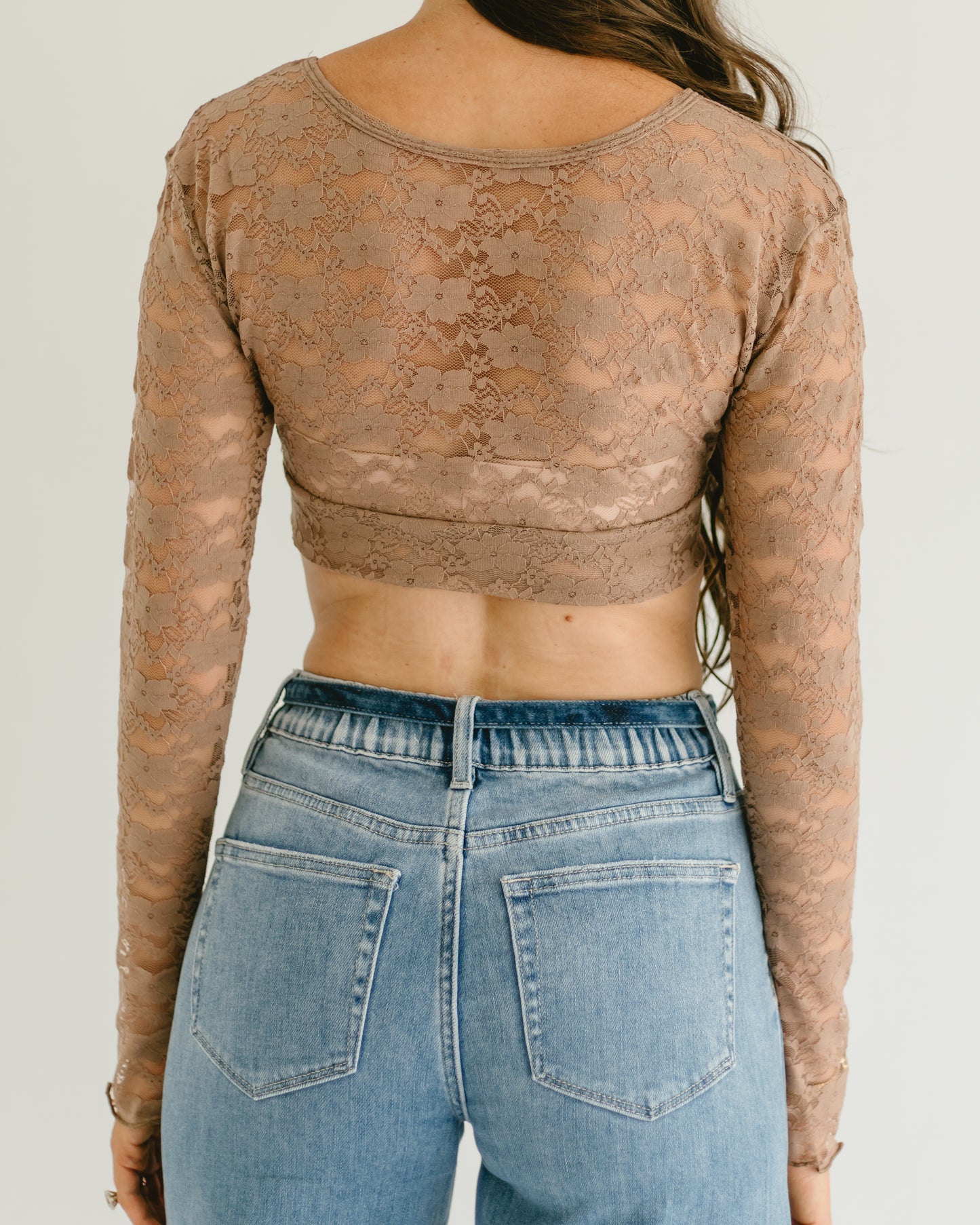 Alyssa x Halftee Long Sleeve Lace