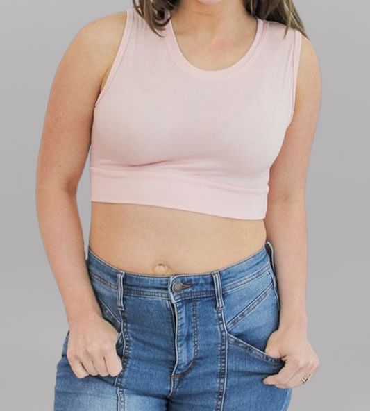 Crew Neck Tank Halftee