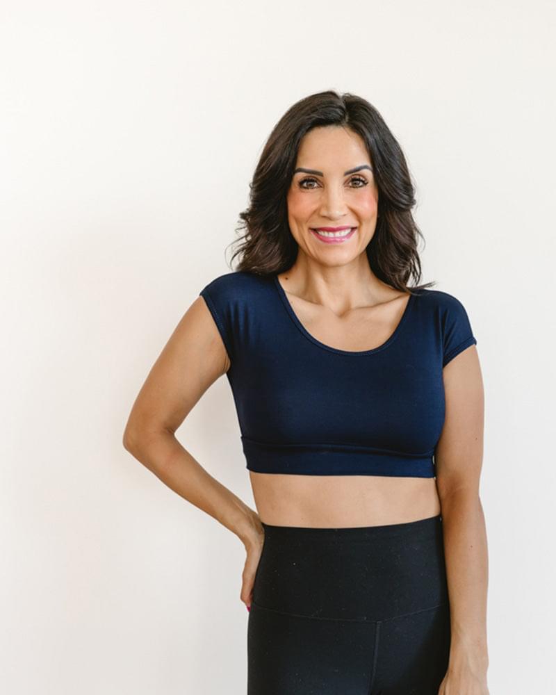 Classic Basic Cap Sleeve blue