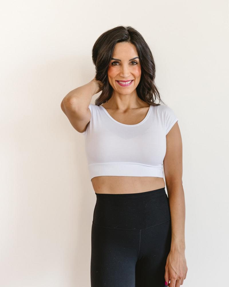 Classic Basic Cap Sleeve white