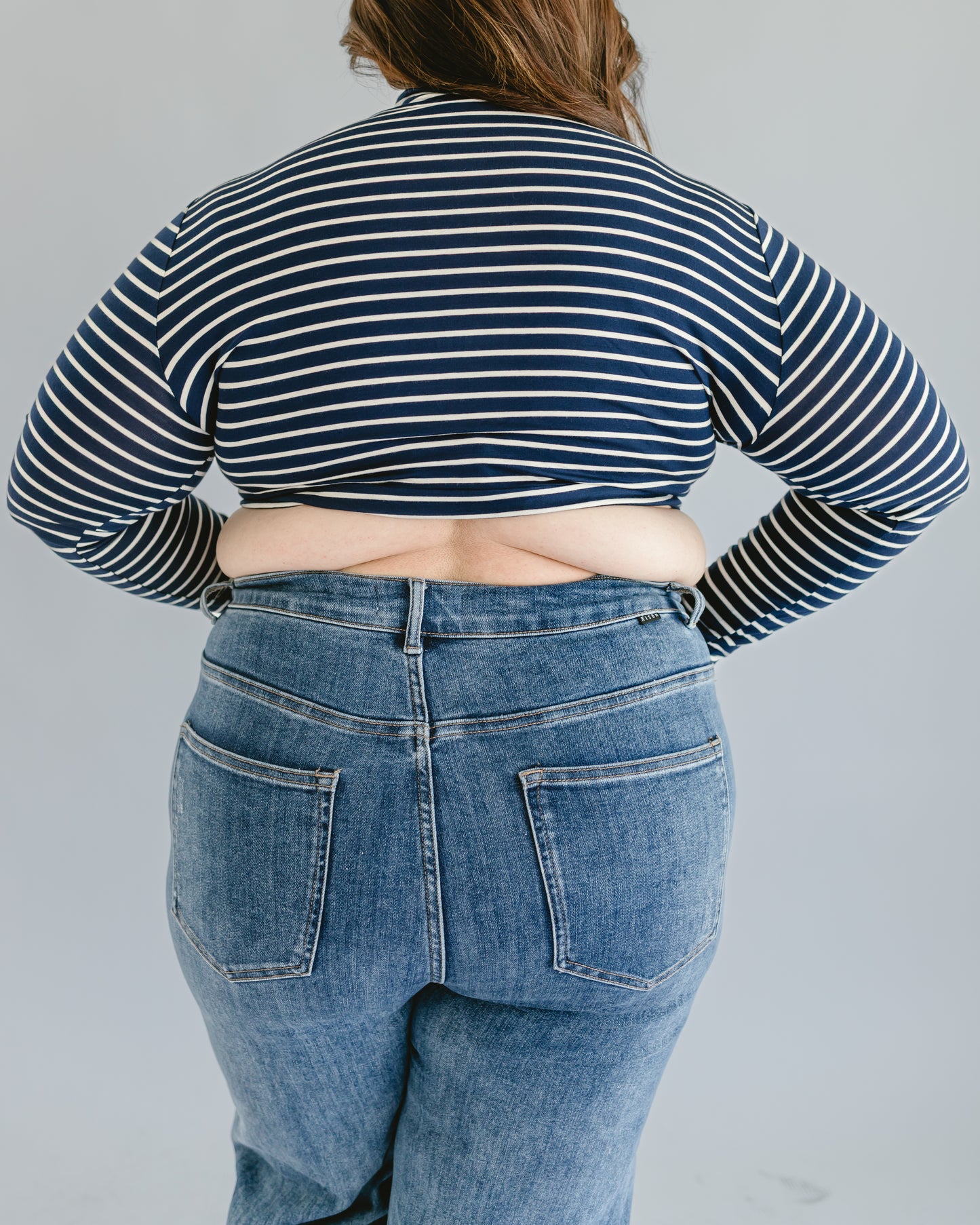 Striped Mock Long Sleeve