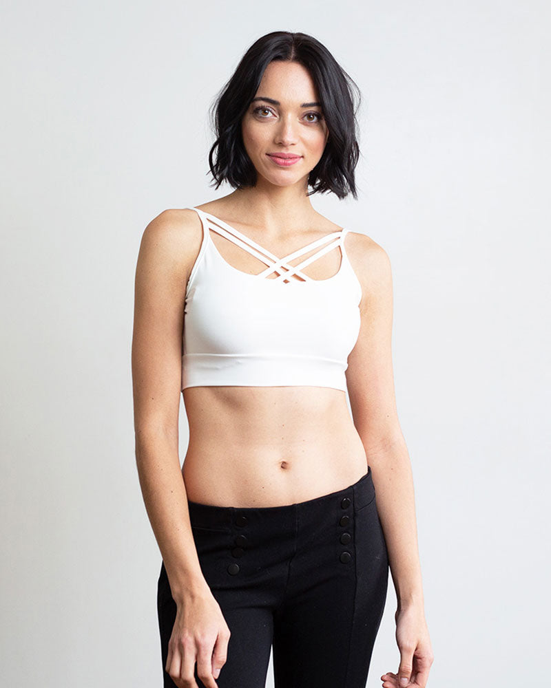 Criss Cross Cami Bralette Top – Made For Her Label