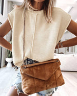 Simple line Sweater Vest