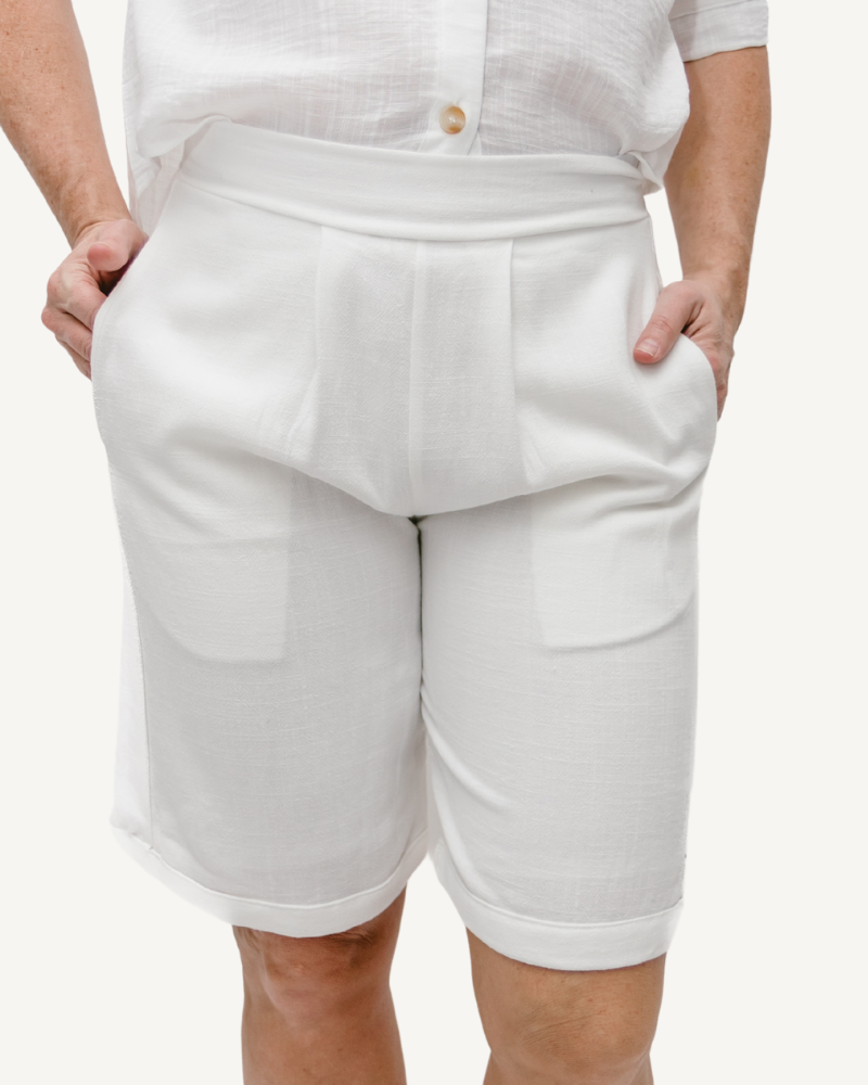 A Little Bit More by HALFTEE Linen Shorts