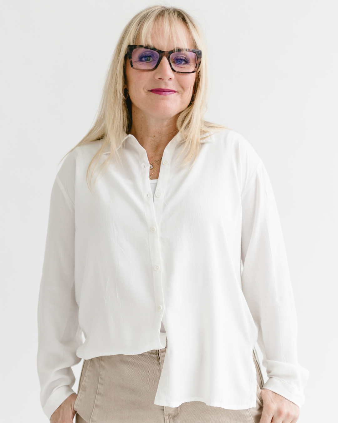 Collared Light Weight Long Sleeve Shirt