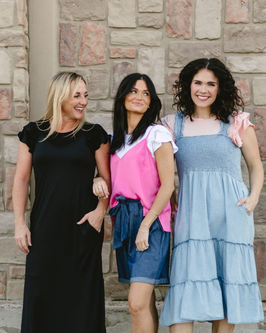 Ruffle Sleeve Halftee