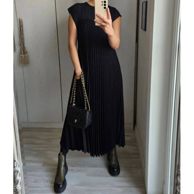 Classy pleated dress