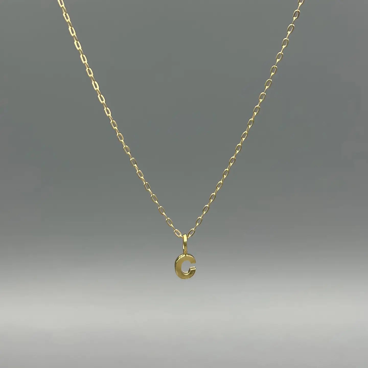 Small Initial Letter Necklace