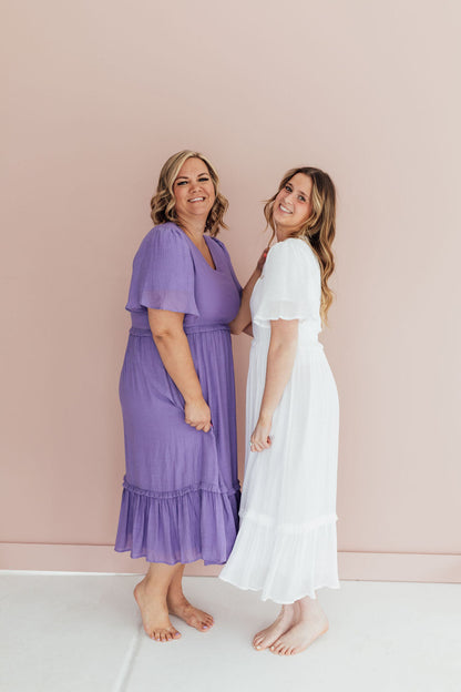 Cadence Maxi *All Sales Final* (White S to 4x Left)