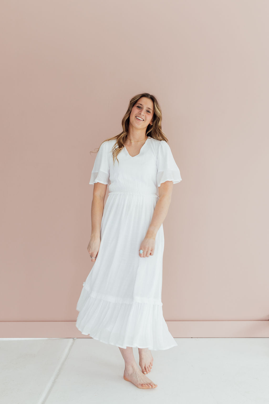 Cadence Maxi *All Sales Final* (White S to 4x Left)
