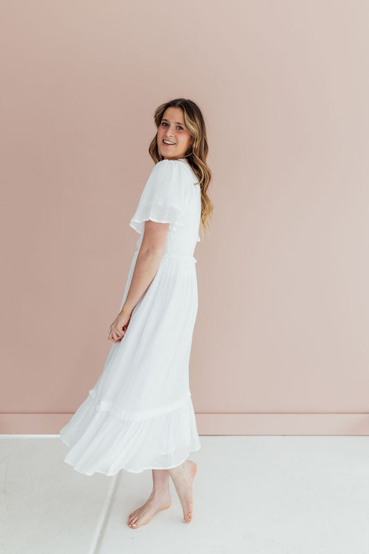 Cadence Maxi *All Sales Final* (White S to 4x Left)