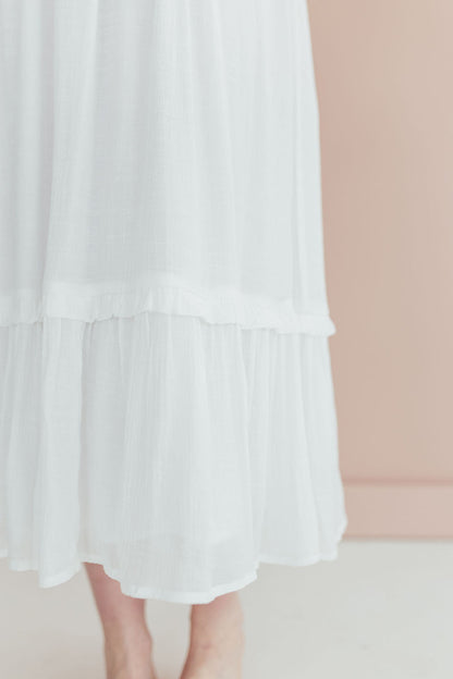 Cadence Maxi *All Sales Final* (White S to 4x Left)
