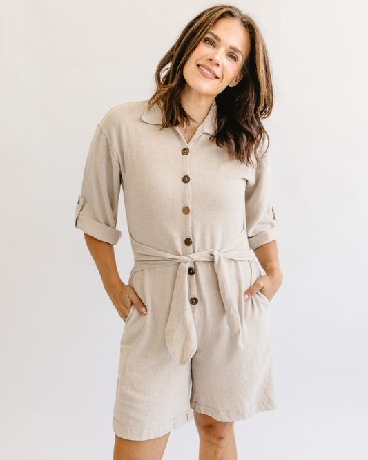 Linen Romper