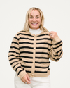 Knitted Striped Cardigan