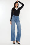 KANCAN High Rise Trouser Wide Leg Jeans WITH BELT