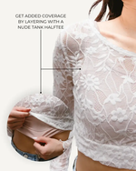 Full Lace Long-Sleeved (95% Nylon/5% Spandex)