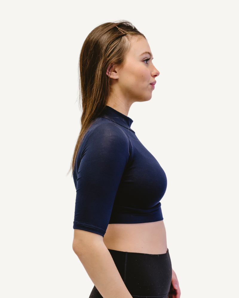 Mock Turtleneck Elbow Sleeve – HALFTEE Layering Fashions