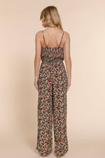 Floral Print Cami Jumpsuit