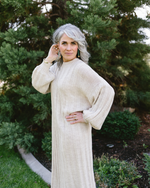 Ribbed Long Sleeve Sweater Dress