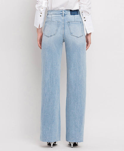 VERVET Wide Leg Jeans (frayed)