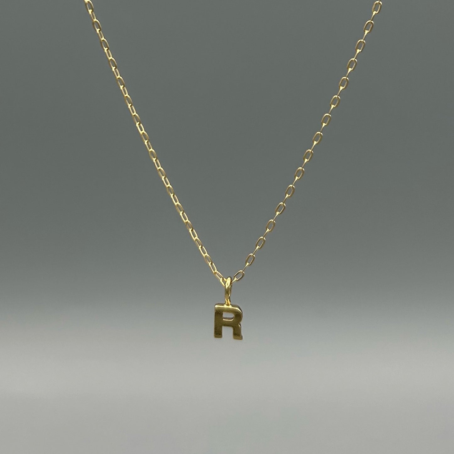 Small Initial Letter Necklace