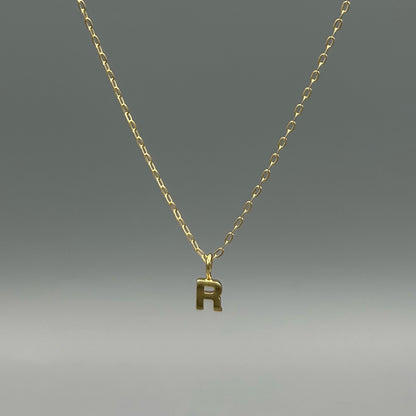 Small Initial Letter Necklace