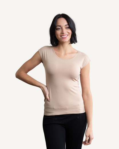 Basic Cap Sleeve Full-Length