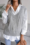 V-Neck detailed Sweater Vest