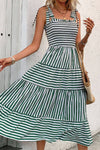 Striped Tie-Strap Dress