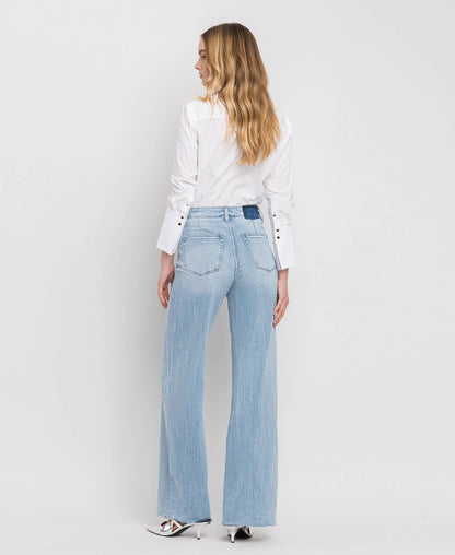 VERVET Wide Leg Jeans (frayed)