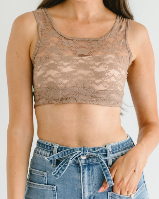 Alyssa x Halftee Lace Tank