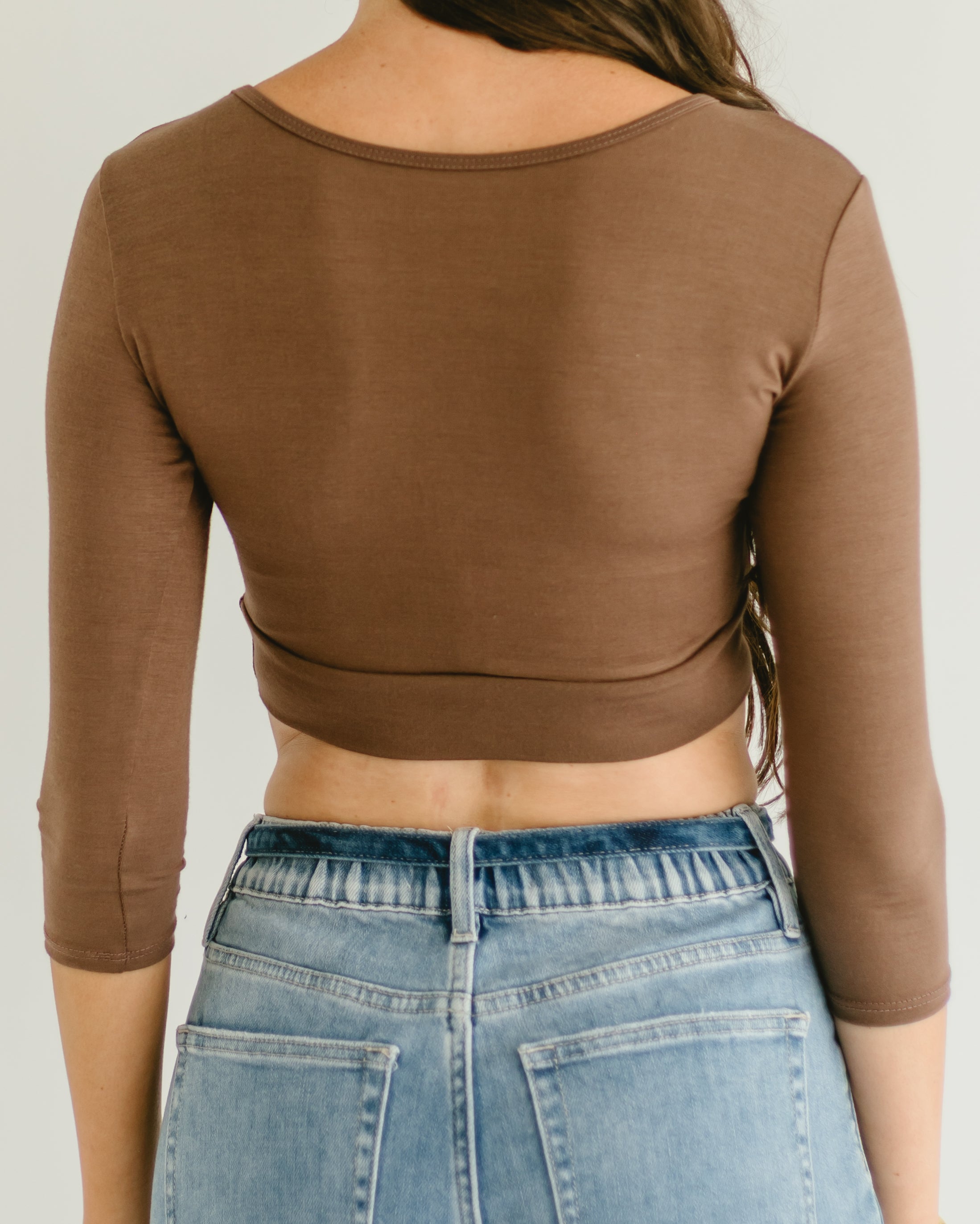Classic 3/4 Sleeve Halftee Neutral – HALFTEE Layering Fashions