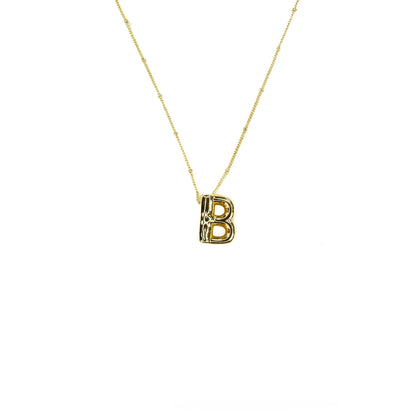 Bubble Letter Necklace