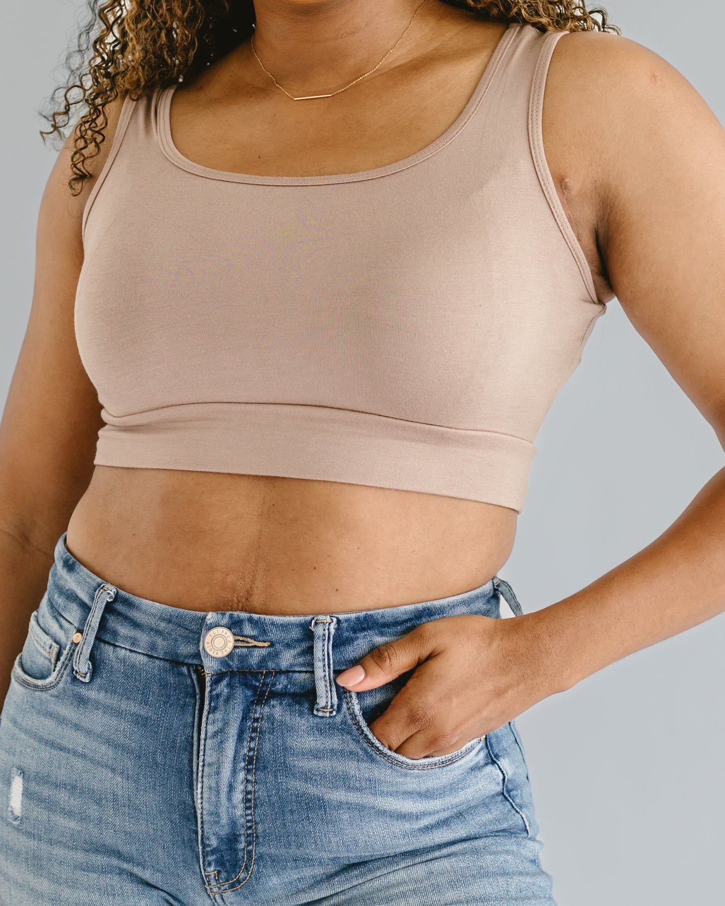 Classic Wide Strap Tank Halftee