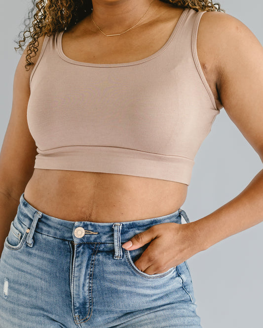 Classic Wide Strap Tank Halftee