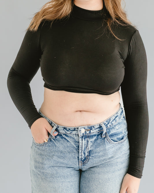 Mock Neck Long Sleeve