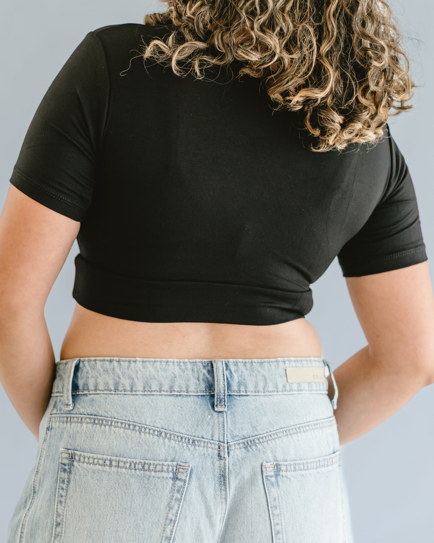 Cross Over Boyfriend Sleeve ( with pockets for insertable cups/nursing pads)