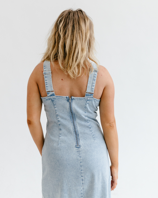 Denim Midi Dress