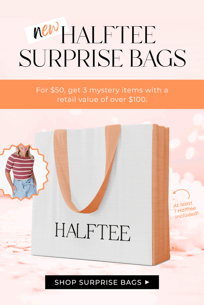 Halftee Surprise Bags - 3 items for only $50.00