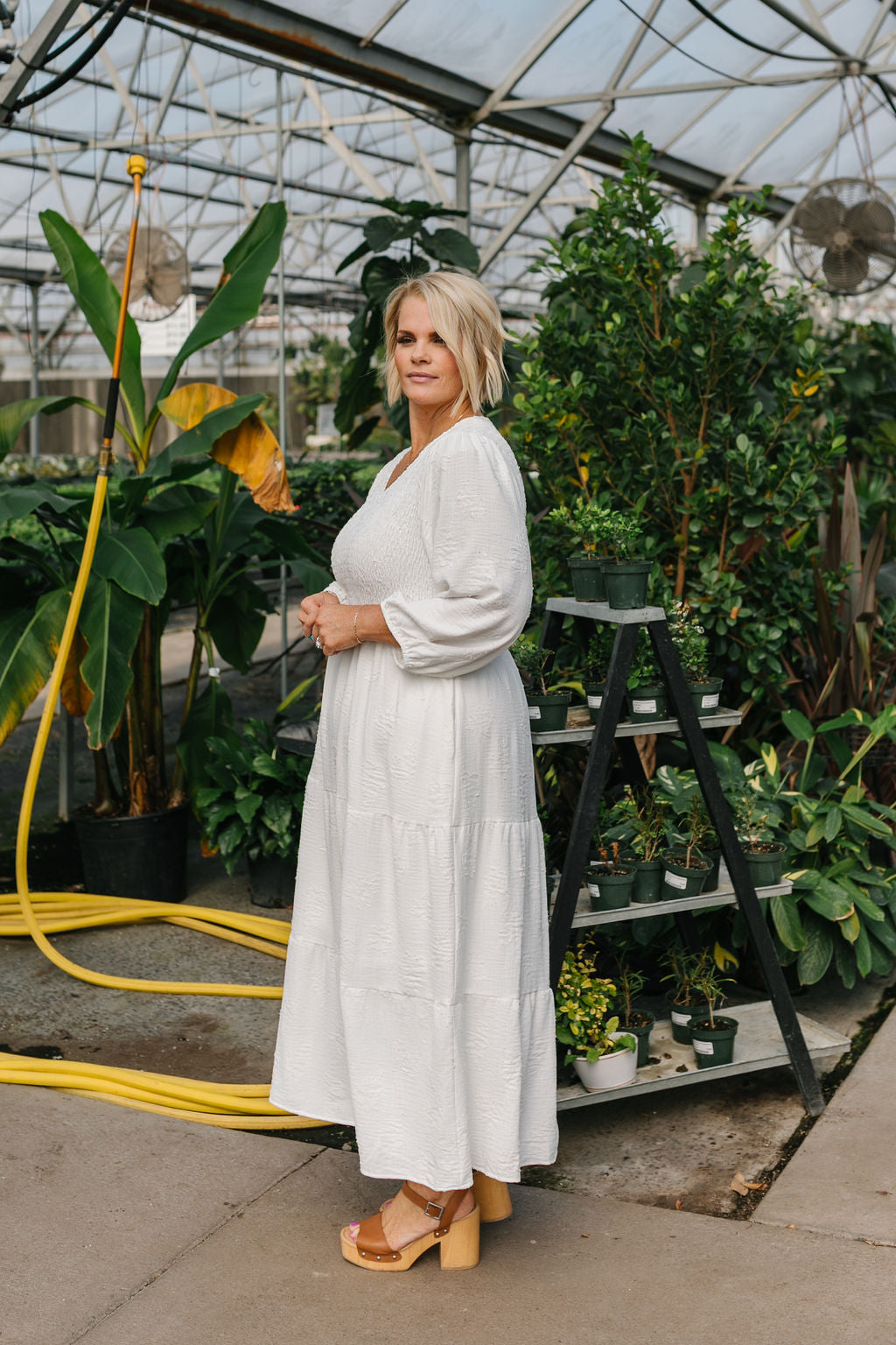 All In White Regina Midi (Size S Left Only)
