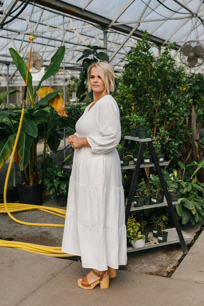 All In White Regina Midi (Size S Left Only)