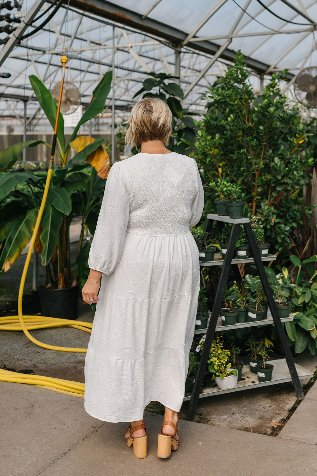 All In White Regina Midi (Size S Left Only)