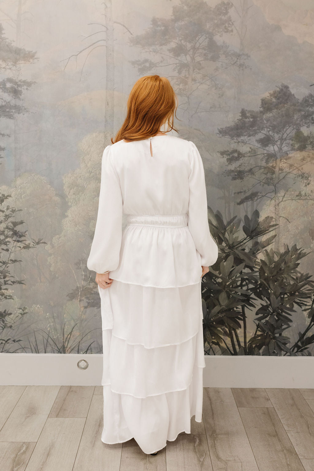 All In White Tiered