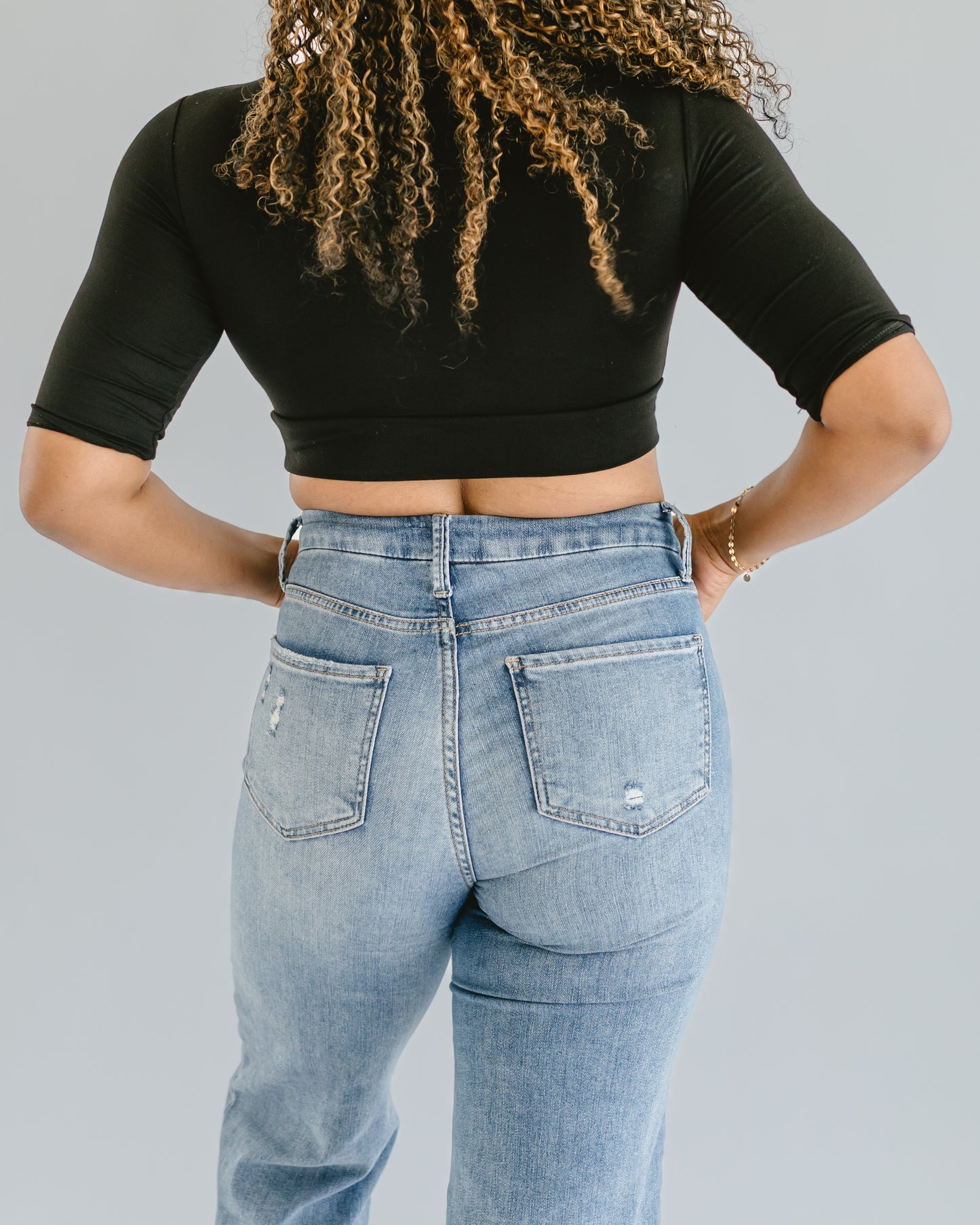 Mock Elbow Sleeve Halftee