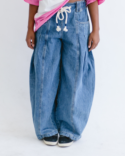 Rope Drawstring Balloon Pants
