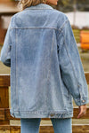 OVERSIZED BUTTON UP  DENIM JACKET