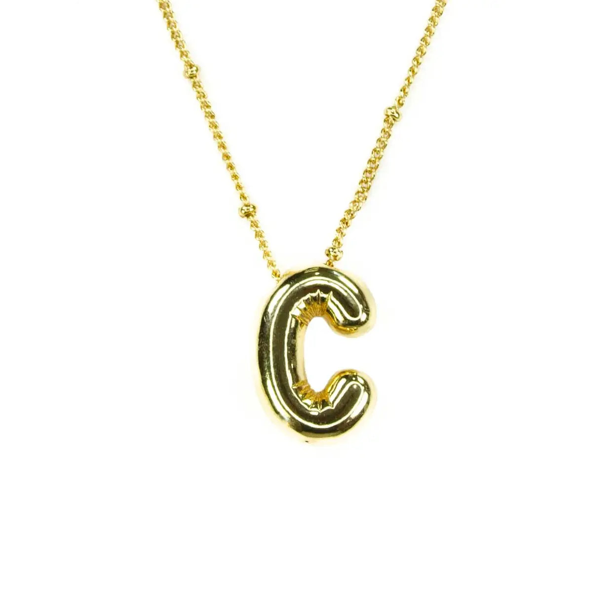Bubble Letter Necklace